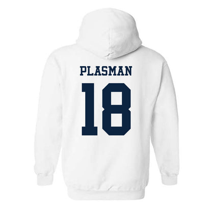 Samford - NCAA Women's Volleyball : Sophia Plasman - Classic Fashion Shersey Hooded Sweatshirt-1