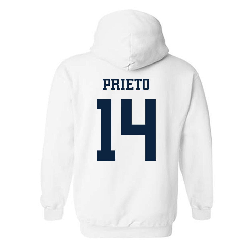Samford - NCAA Baseball : Angelo Prieto - Classic Fashion Shersey Hooded Sweatshirt-1