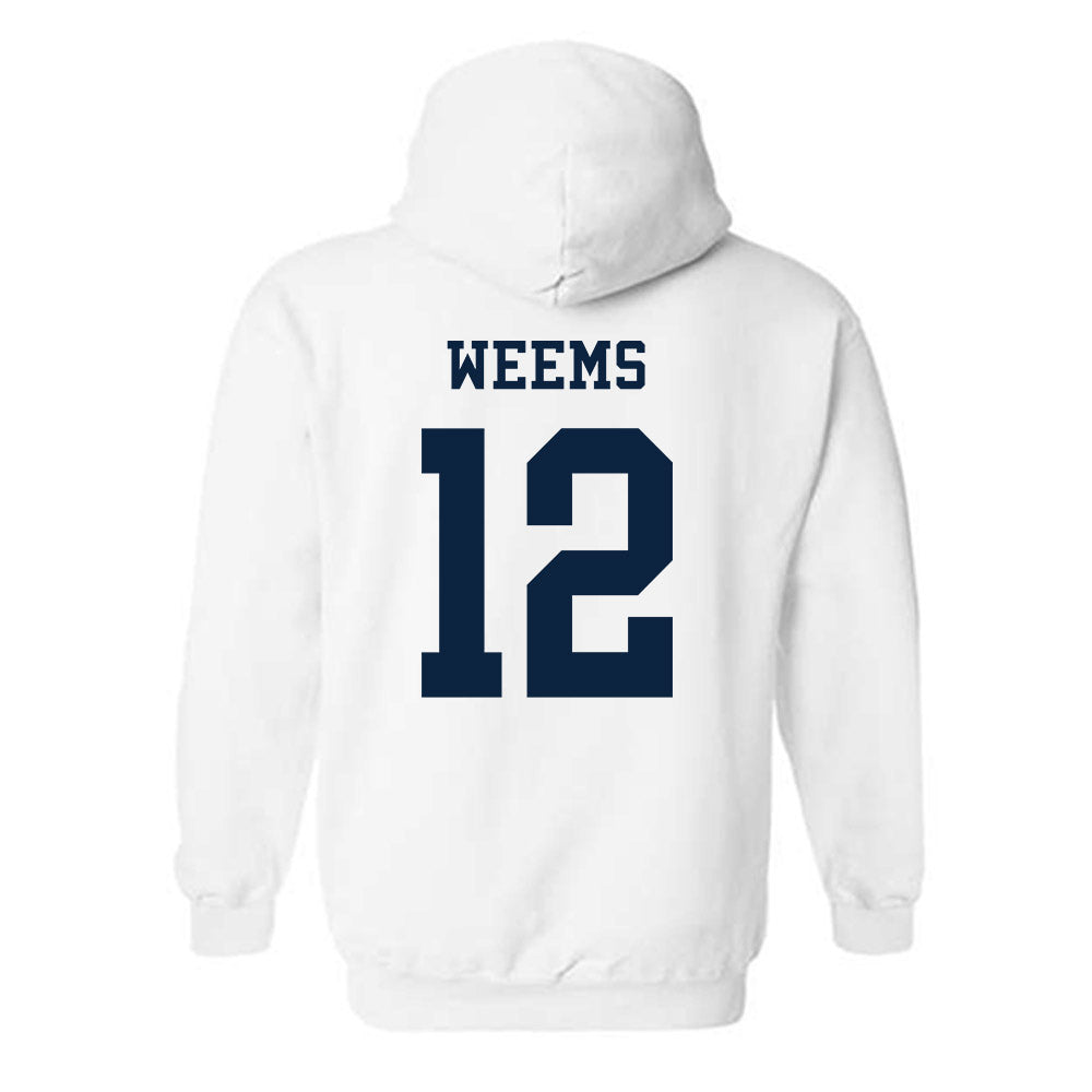 Samford - NCAA Softball : Shannon Weems - Classic Fashion Shersey Hooded Sweatshirt-1