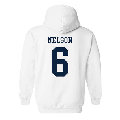 Samford - NCAA Football : Jalen Nelson - Classic Fashion Shersey Hooded Sweatshirt-1