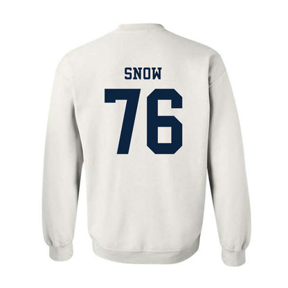 Samford - NCAA Football : Michael Snow - Classic Fashion Shersey Crewneck Sweatshirt-1