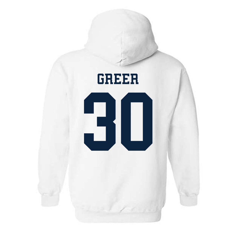 Samford - NCAA Football : Cooper Greer - Classic Fashion Shersey Hooded Sweatshirt-1