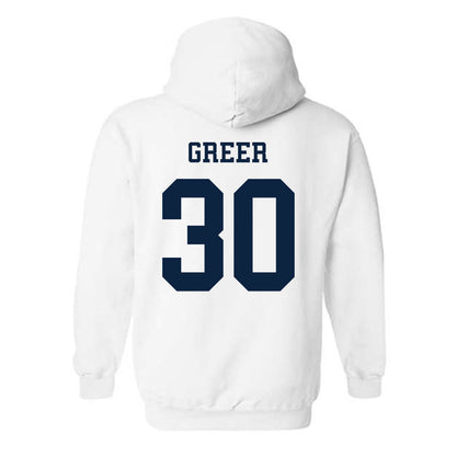 Samford - NCAA Football : Cooper Greer - Classic Fashion Shersey Hooded Sweatshirt-1