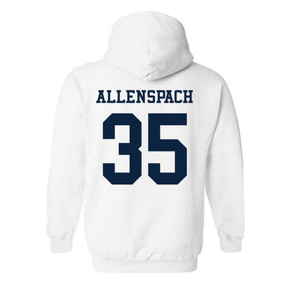 Samford - NCAA Men's Basketball : Riley Allenspach - Classic Fashion Shersey Hooded Sweatshirt-1