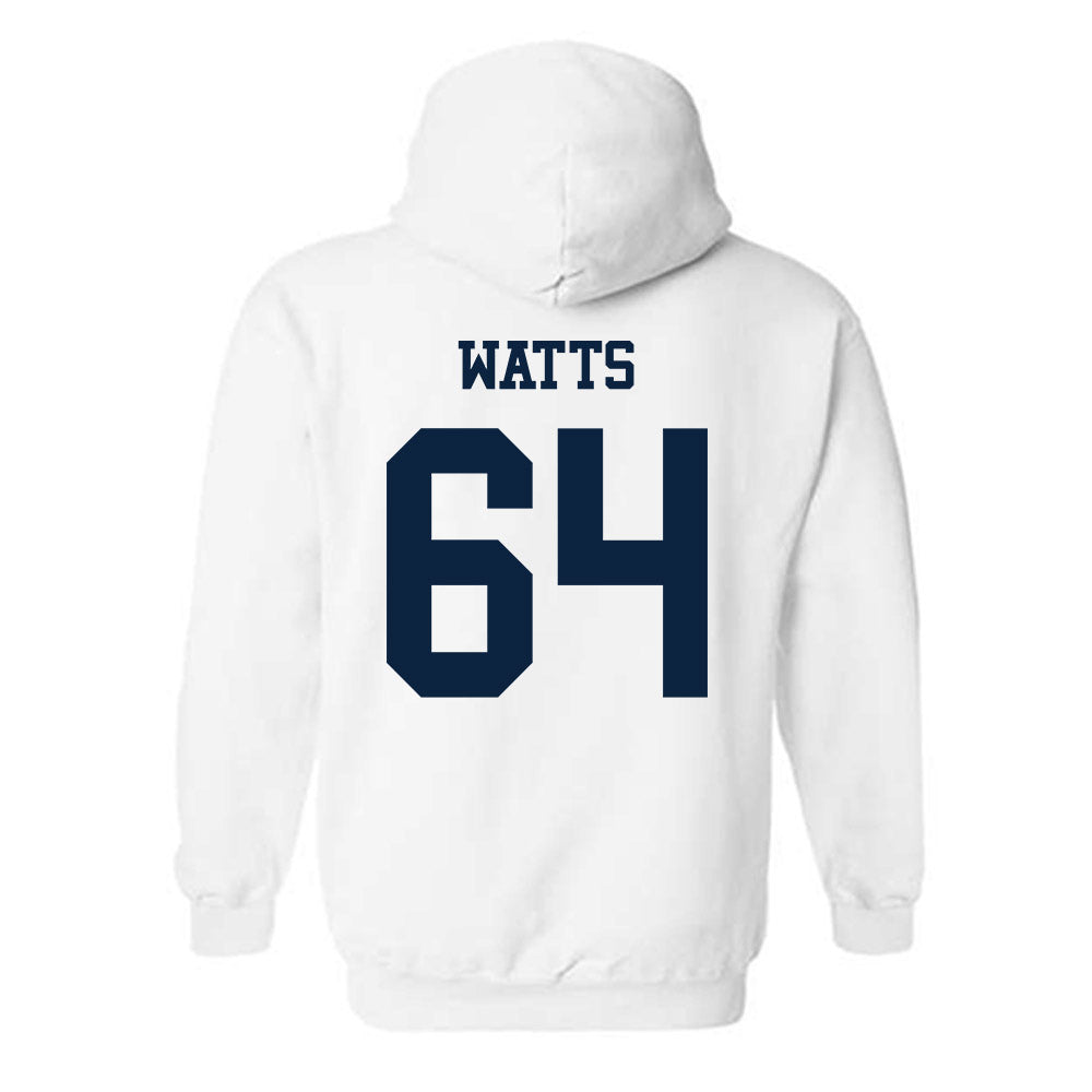 Samford - NCAA Football : Noah Watts - Classic Fashion Shersey Hooded Sweatshirt-1