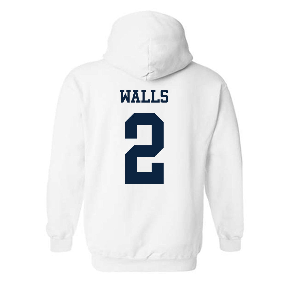 Samford - NCAA Men's Basketball : Lukas Walls - Classic Fashion Shersey Hooded Sweatshirt-1