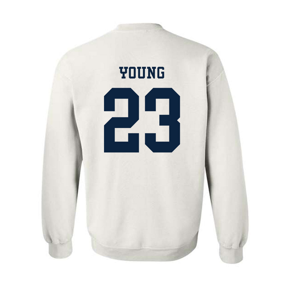 Samford - NCAA Football : Noah Young - Classic Fashion Shersey Crewneck Sweatshirt-1
