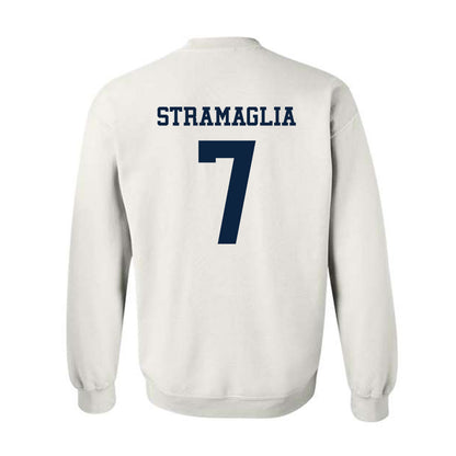 Samford - NCAA Men's Basketball : Paul Stramaglia - Classic Fashion Shersey Crewneck Sweatshirt-1