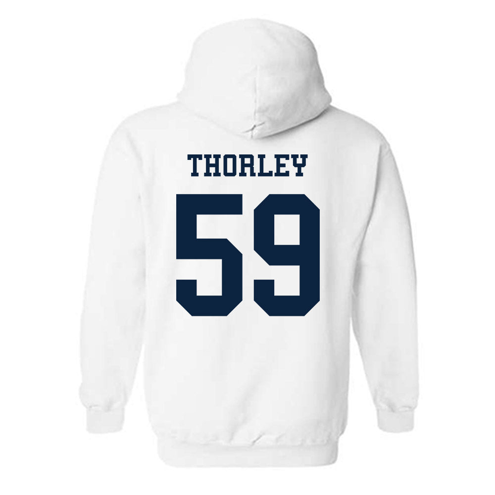 Samford - NCAA Football : Will Thorley - Classic Fashion Shersey Hooded Sweatshirt-1