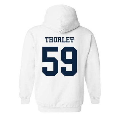 Samford - NCAA Football : Will Thorley - Classic Fashion Shersey Hooded Sweatshirt-1
