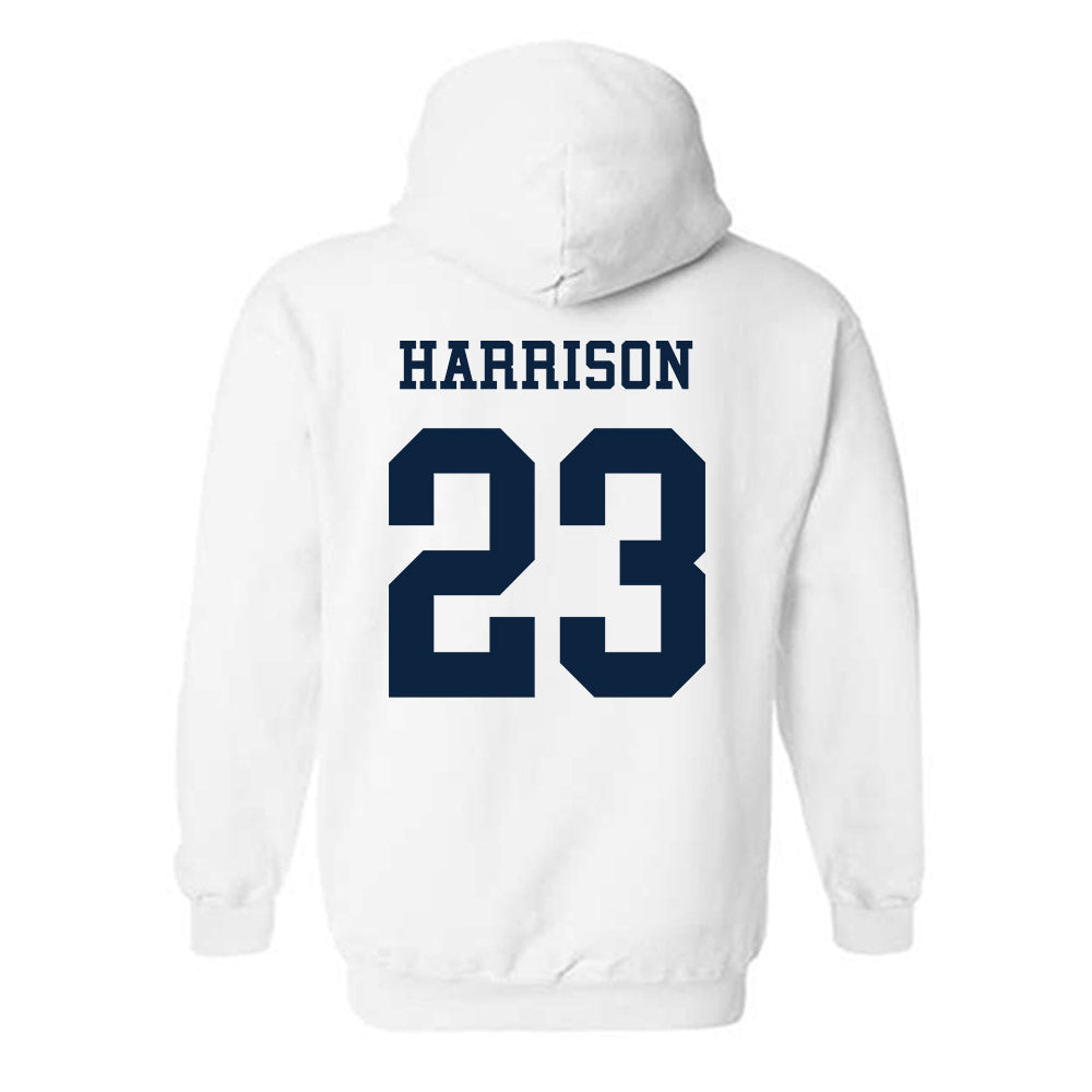 Samford - NCAA Men's Basketball : Caleb Harrison - Classic Fashion Shersey Hooded Sweatshirt-1