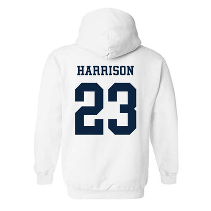 Samford - NCAA Men's Basketball : Caleb Harrison - Classic Fashion Shersey Hooded Sweatshirt-1