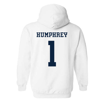 Samford - NCAA Men's Basketball : DaJion Humphrey - Classic Fashion Shersey Hooded Sweatshirt-1