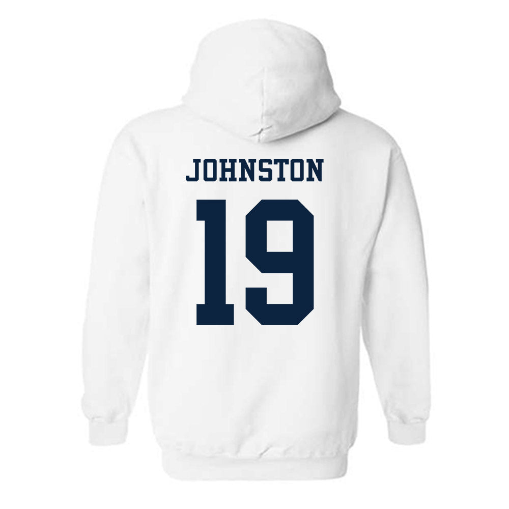 Samford - NCAA Women's Volleyball : Amelia Johnston - Classic Fashion Shersey Hooded Sweatshirt-1