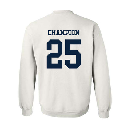 Samford - NCAA Softball : Logan Champion - Classic Fashion Shersey Crewneck Sweatshirt-1