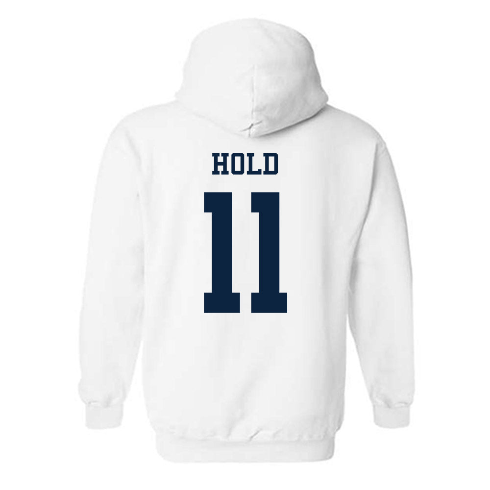 Samford - NCAA Football : William Hold - Classic Fashion Shersey Hooded Sweatshirt-1