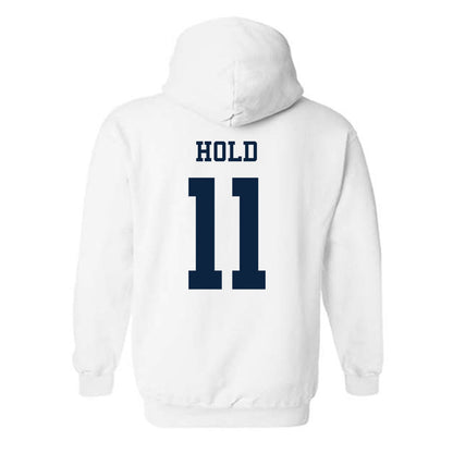 Samford - NCAA Football : William Hold - Classic Fashion Shersey Hooded Sweatshirt-1