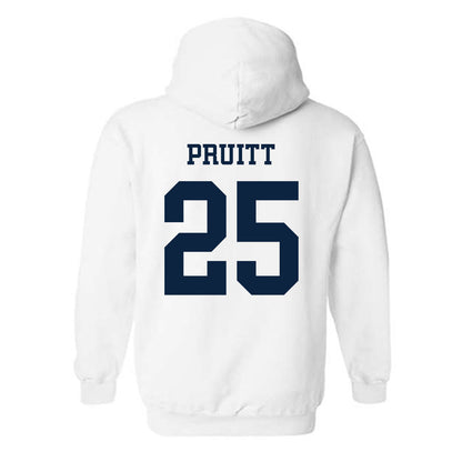 Samford - NCAA Football : William Pruitt - Classic Fashion Shersey Hooded Sweatshirt-1