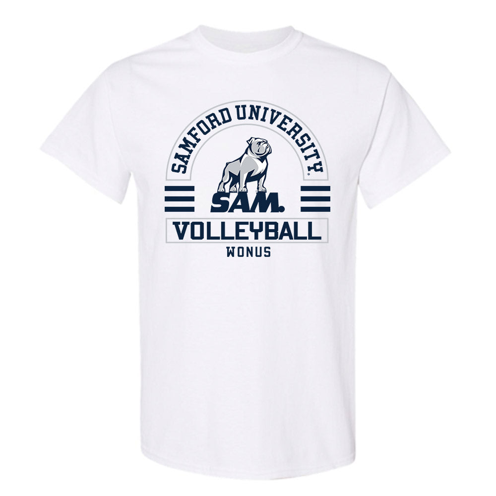 Samford - NCAA Women's Volleyball : Kate Wonus - T-Shirt