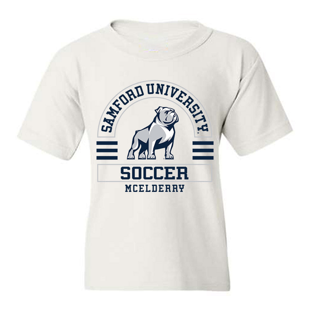 Samford - NCAA Women's Soccer : Brigid McElderry - Classic Fashion Shersey Youth T-Shirt-0