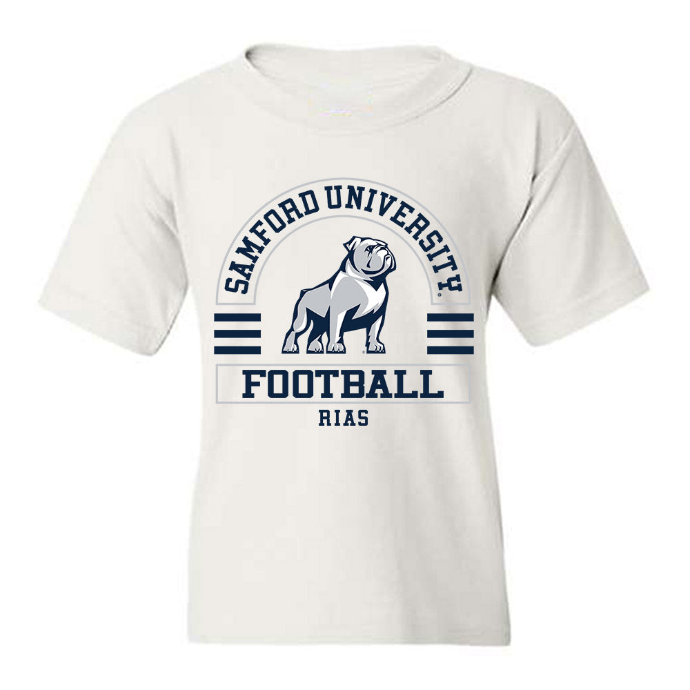 Samford - NCAA Football : Dj Rias - Classic Fashion Shersey Youth T-Shirt-0