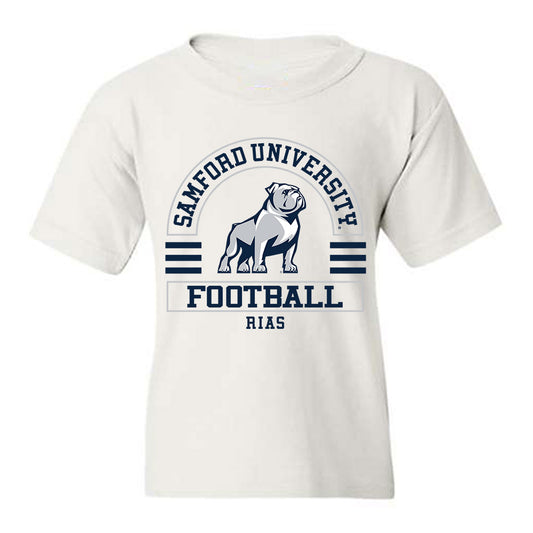Samford - NCAA Football : Dj Rias - Classic Fashion Shersey Youth T-Shirt-0