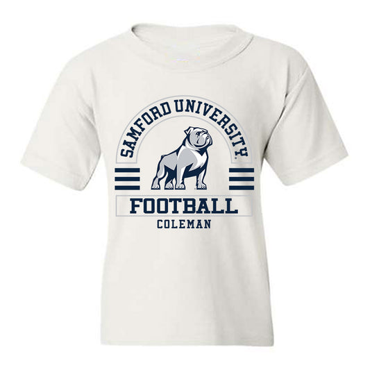 Samford - NCAA Football : Jim Coleman - Classic Fashion Shersey Youth T-Shirt-0