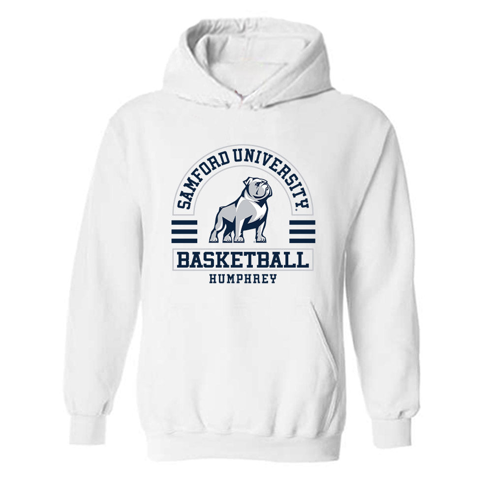 Samford - NCAA Men's Basketball : DaJion Humphrey - Classic Fashion Shersey Hooded Sweatshirt-0