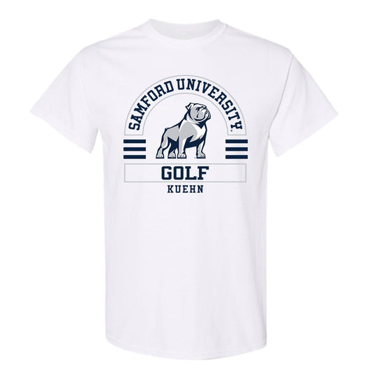 Samford - NCAA Men's Golf : Taylor Kuehn - Classic Fashion Shersey T-Shirt-0