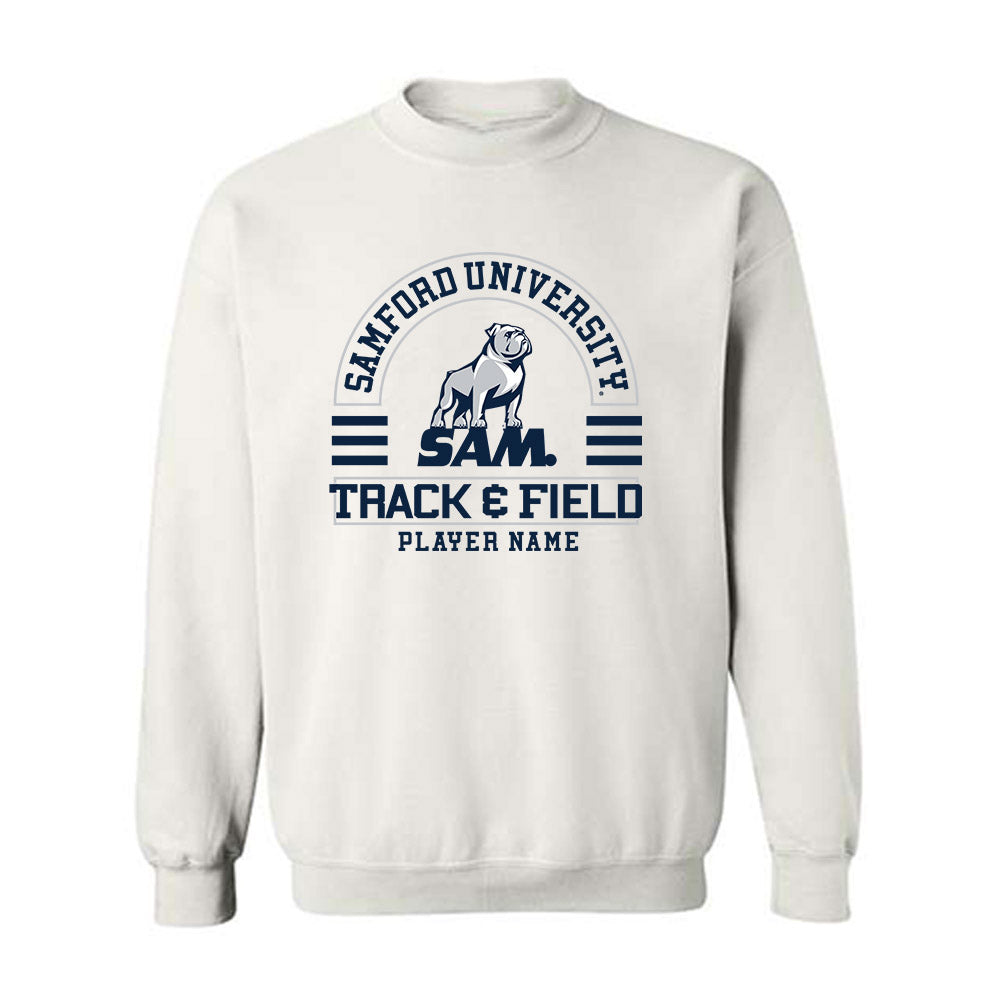 Samford - NCAA Men's Track & Field : Jaggerd Moore - Classic Fashion Shersey Crewneck Sweatshirt