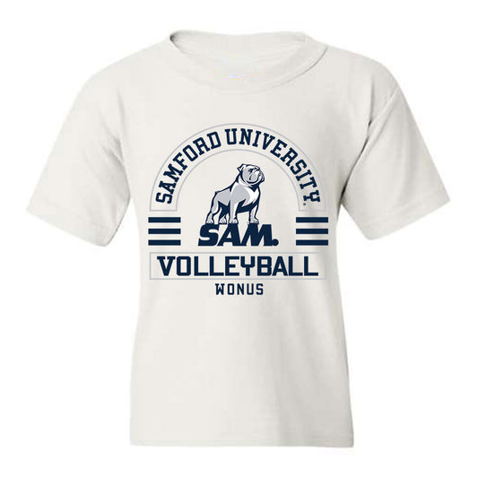 Samford - NCAA Women's Volleyball : Kate Wonus - Youth T-Shirt