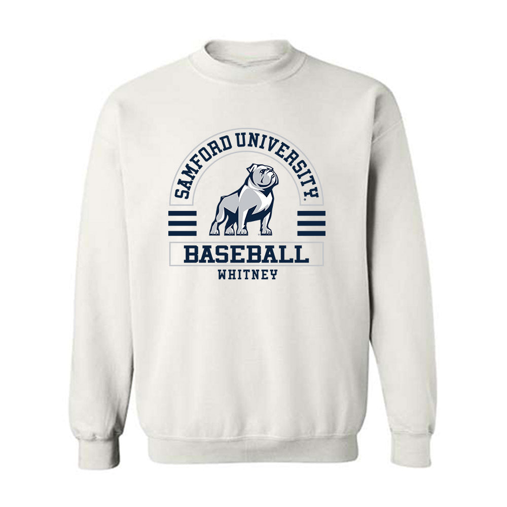 Samford - NCAA Baseball : John Whitney - Classic Fashion Shersey Crewneck Sweatshirt-0