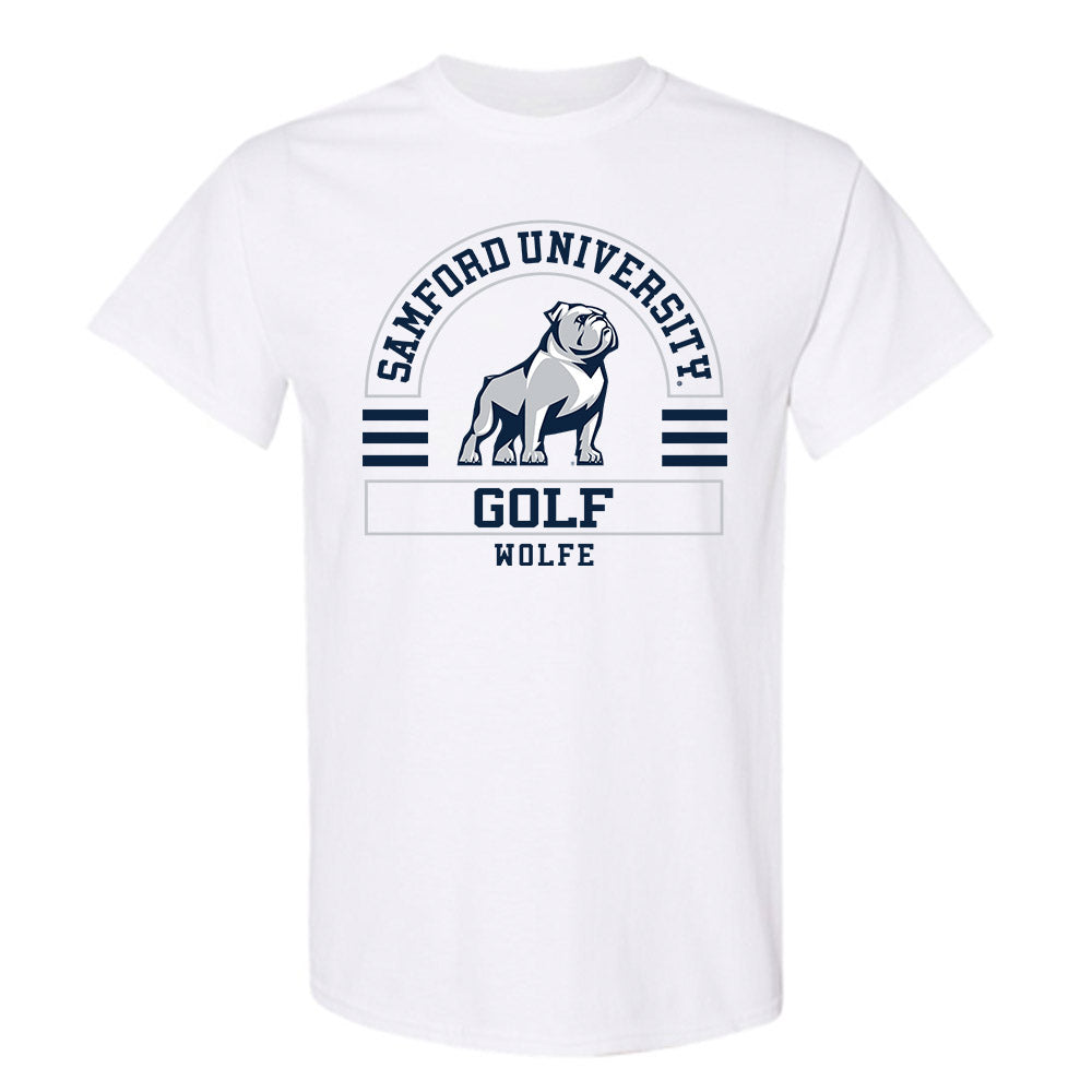 Samford - NCAA Men's Golf : Nolen Wolfe - Classic Fashion Shersey T-Shirt-0