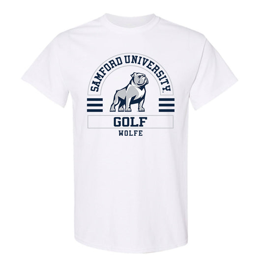 Samford - NCAA Men's Golf : Nolen Wolfe - Classic Fashion Shersey T-Shirt-0