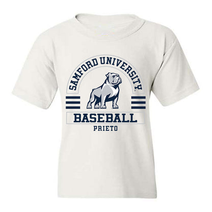 Samford - NCAA Baseball : Angelo Prieto - Classic Fashion Shersey Youth T-Shirt-0