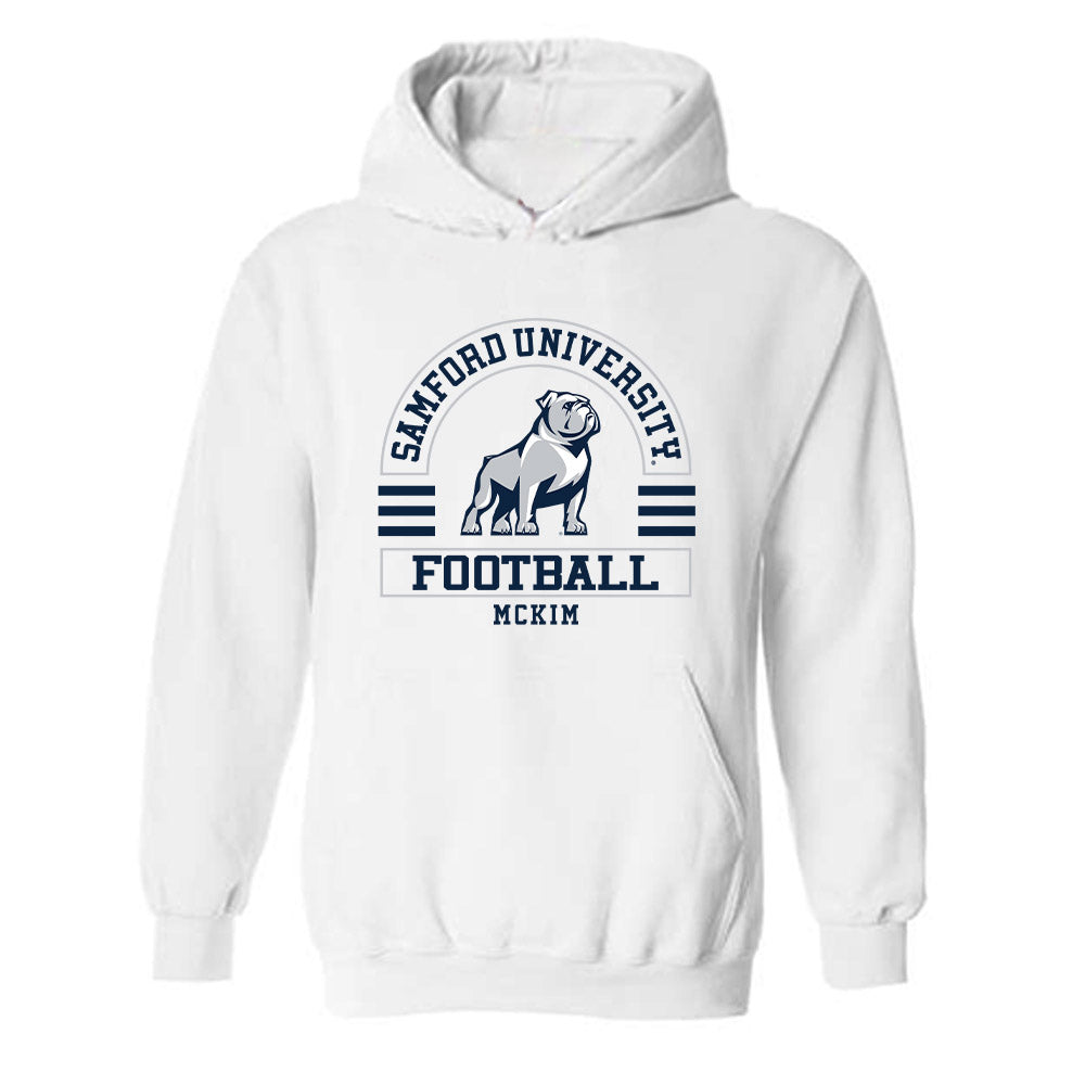 Samford - NCAA Football : Maddox McKim - Classic Fashion Shersey Hooded Sweatshirt-0