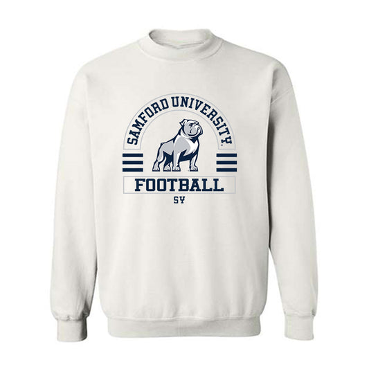 Samford - NCAA Football : Nazir Sy - Classic Fashion Shersey Crewneck Sweatshirt-0