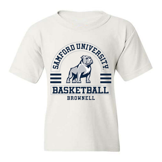 Samford - NCAA Men's Basketball : Jaden Brownell - Classic Fashion Shersey Youth T-Shirt-0