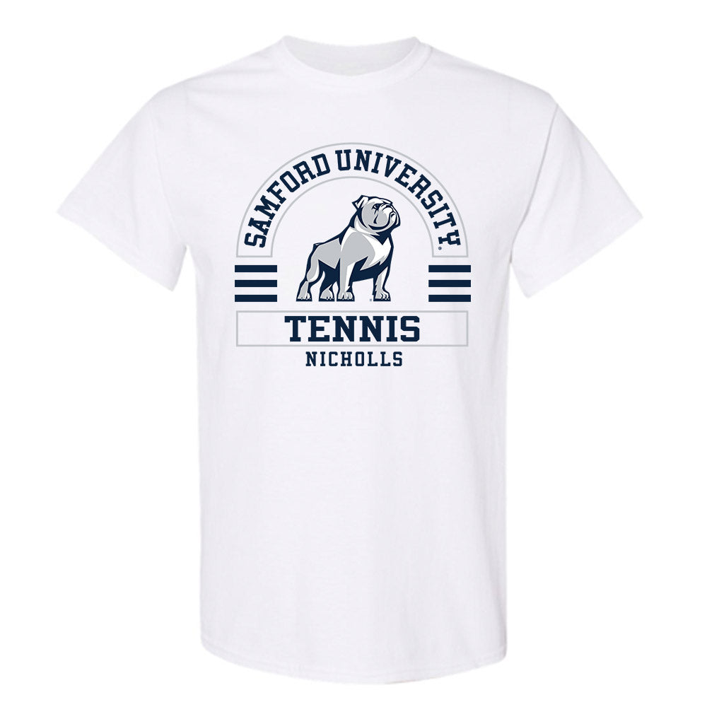 Samford - NCAA Men's Tennis : Darcy Nicholls - Classic Fashion Shersey T-Shirt-0