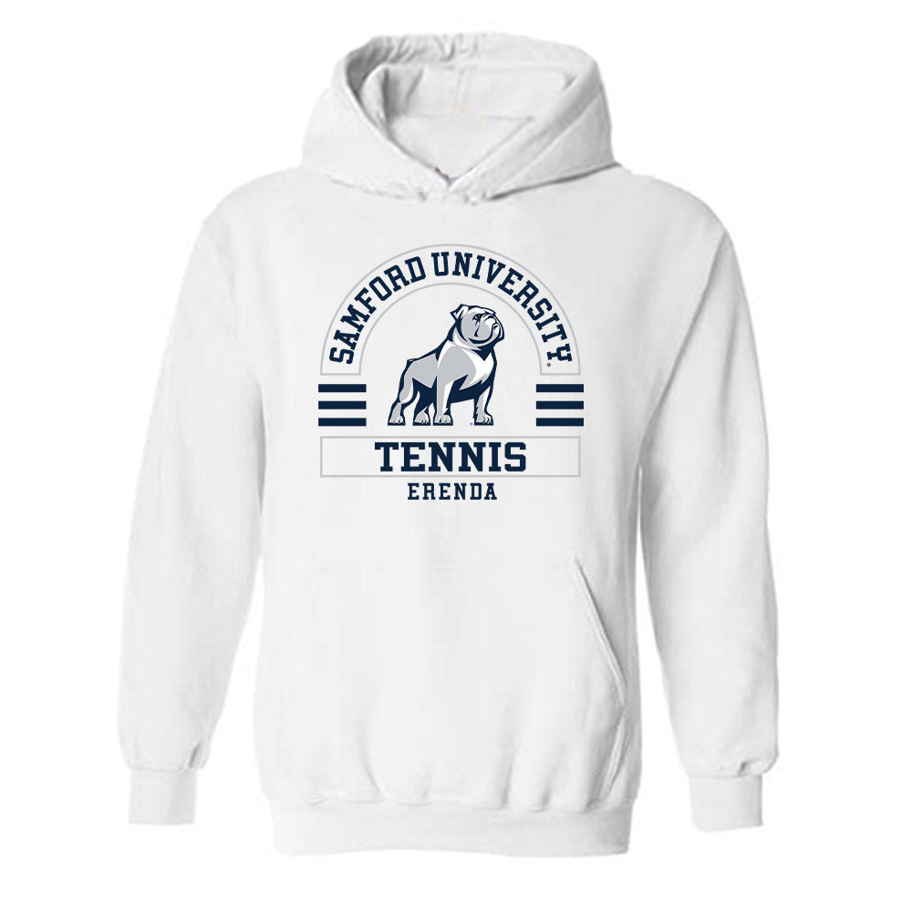 Samford - NCAA Women's Tennis : Sara Erenda - Classic Fashion Shersey Hooded Sweatshirt-0