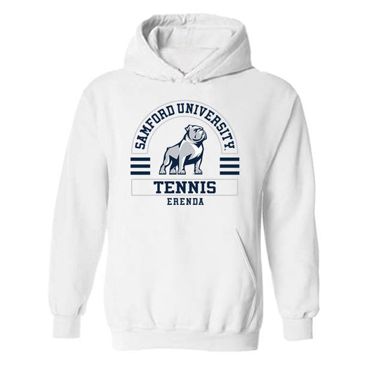 Samford - NCAA Women's Tennis : Sara Erenda - Classic Fashion Shersey Hooded Sweatshirt-0