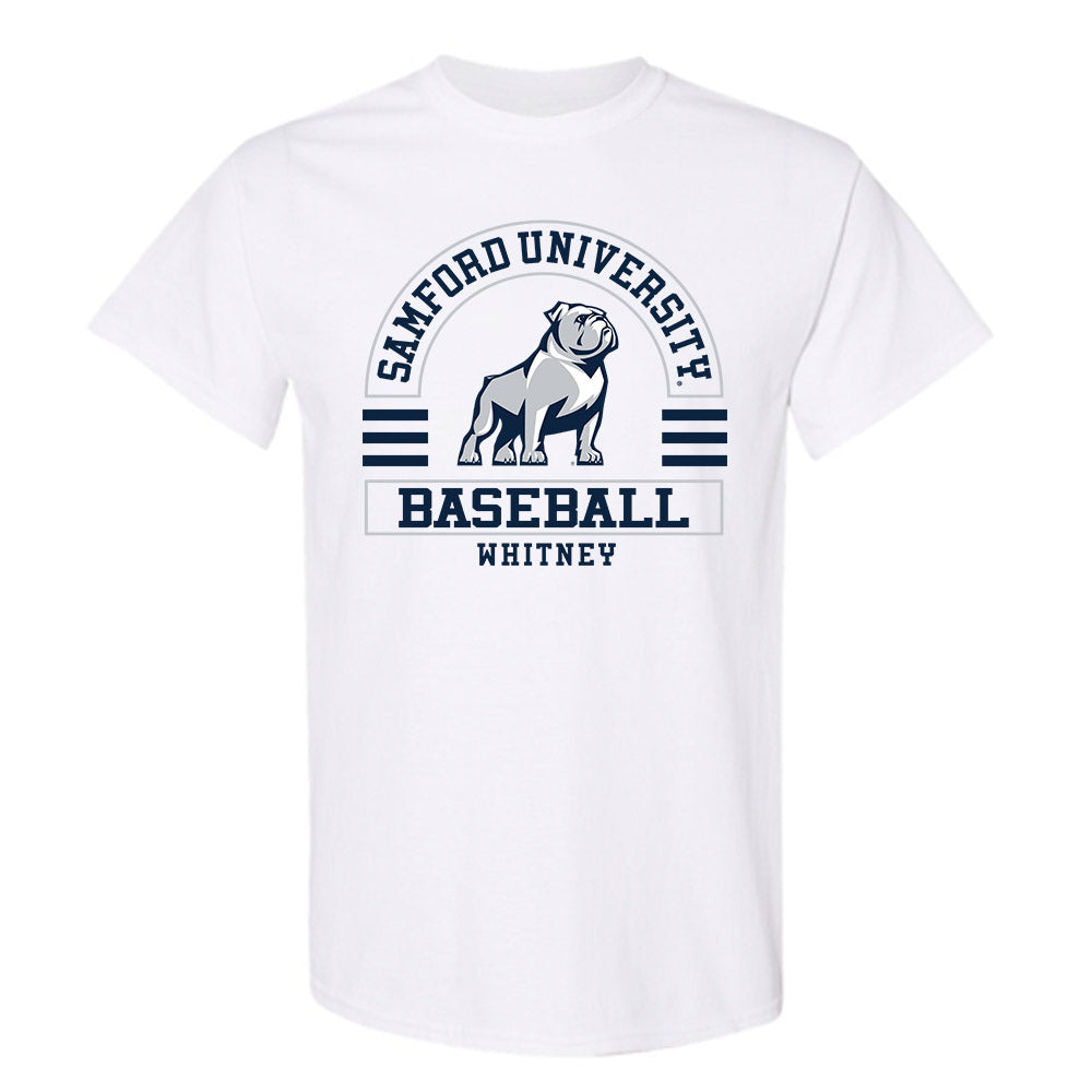 Samford - NCAA Baseball : John Whitney - Classic Fashion Shersey T-Shirt-0