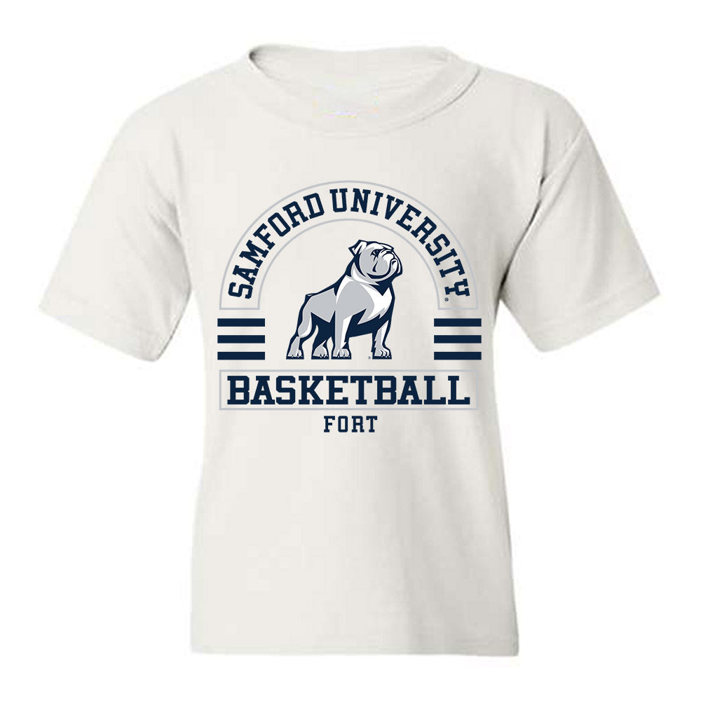 Samford - NCAA Men's Basketball : Trey Fort - Classic Fashion Shersey Youth T-Shirt-0