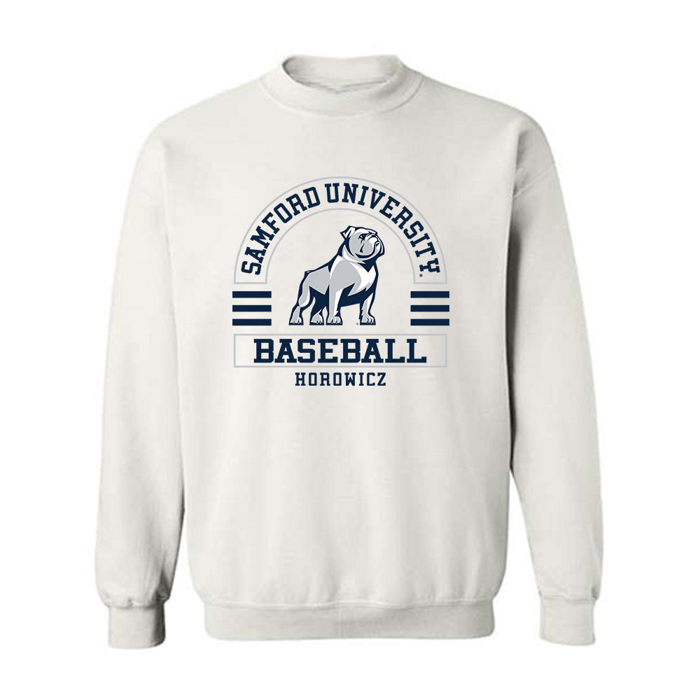 Samford - NCAA Baseball : Bear Horowicz - Classic Fashion Shersey Crewneck Sweatshirt-0