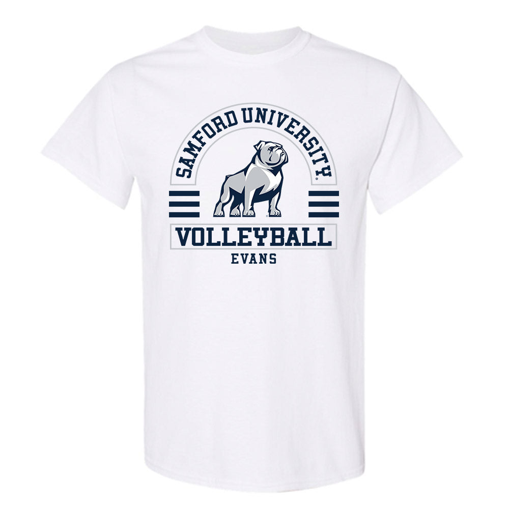 Samford - NCAA Women's Volleyball : Ashley Evans - Classic Fashion Shersey T-Shirt-0