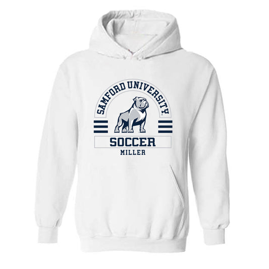 Samford - NCAA Women's Soccer : Brooklyn Miller - Classic Fashion Shersey Hooded Sweatshirt-0