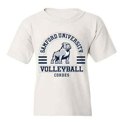 Samford - NCAA Women's Volleyball : Ally Cordes - Classic Fashion Shersey Youth T-Shirt-0