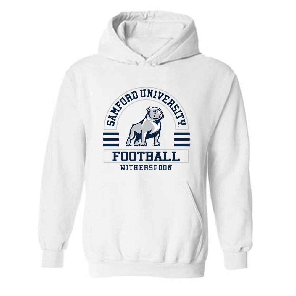 Samford - NCAA Football : DaMonta Witherspoon - Classic Fashion Shersey Hooded Sweatshirt-0