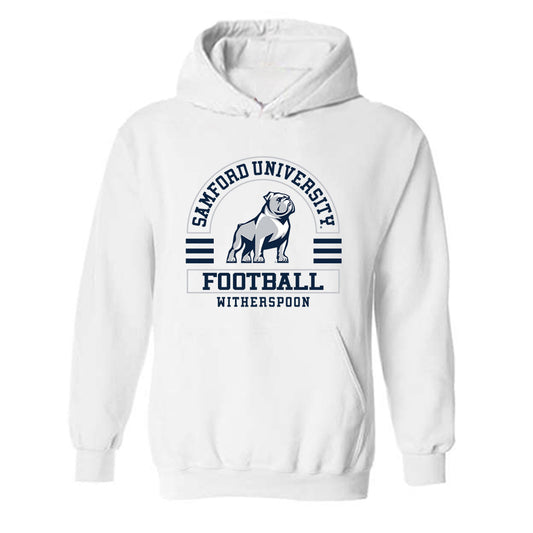 Samford - NCAA Football : DaMonta Witherspoon - Classic Fashion Shersey Hooded Sweatshirt-0