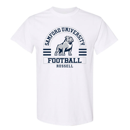 Samford - NCAA Football : Jordan Russell - Classic Fashion Shersey T-Shirt-0